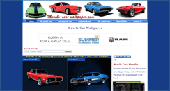 Desktop Screenshot of muscle-car-wallpaper.com